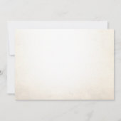 ウェスタンヴィンテージデザートカウボーイ誕生日写真 サンキューカード (裏面)