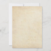 ウェスタンヴィンテージデザートロデオ誕生日 サンキューカード (裏面)