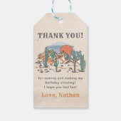 ウェスタンヴィンテージデザートロデオ1st誕生日 ギフトタグ (裏面)