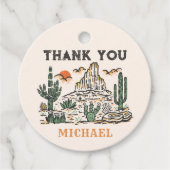 ウェスタンヴィンテージデザートロデオ1st誕生日 フェイバータグ (正面)