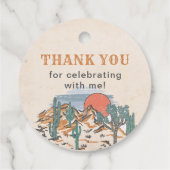 ウェスタンヴィンテージデザートロデオ1st誕生日 フェイバータグ (裏面)