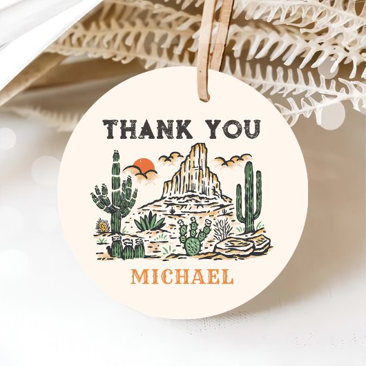 ウェスタンヴィンテージデザートロデオ1st誕生日 フェイバータグ