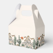 ウェスタンヴィンテージデザートロデオ1st誕生日 フェイバーボックス (裏面サイド)