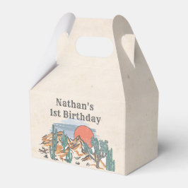 ウェスタンヴィンテージデザートロデオ1st誕生日 フェイバーボックス