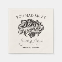 ウェスタンヴィンテージロデオブラックブライダルカップルシャワー