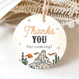 ウェスタンヴィンテージ砂漠ファースト・ロデオ1歳の誕生日 フェイバータグ