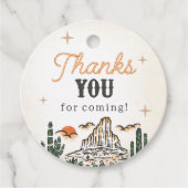 ウェスタンヴィンテージ砂漠ファースト・ロデオ1歳の誕生日 フェイバータグ (正面)