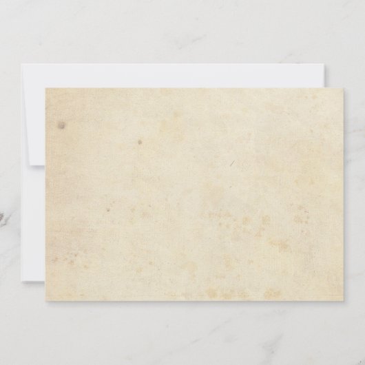 ウェスタンヴィンテージ砂漠ファースト・ロデオ1歳の誕生日 招待状 (裏面)