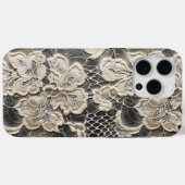 ウェスタンヴィンテージ素朴レースウォメンズ Case-Mate iPhoneケース (裏面 (横))