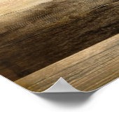 ウェスタン初期のカントリーの古い納屋の農家 ポスター (角)