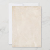 ウェスタン卒業パーティー カントリーカウボーイ卒業 招待状 (裏面)