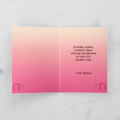 ウェスタン女性のカーボーイカスタム誕生日カード カード (内部)