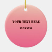 ウェスタン女性のカーボーイクリスマスオーナメント セラミックオーナメント (裏面)