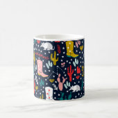 ウェスタン女性のカーボーイコーヒーマグ コーヒーマグカップ (中央)