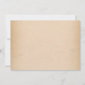 ウェスタン女性のカーボーイバースデーパーティーサンキューカード 招待状 (裏面)