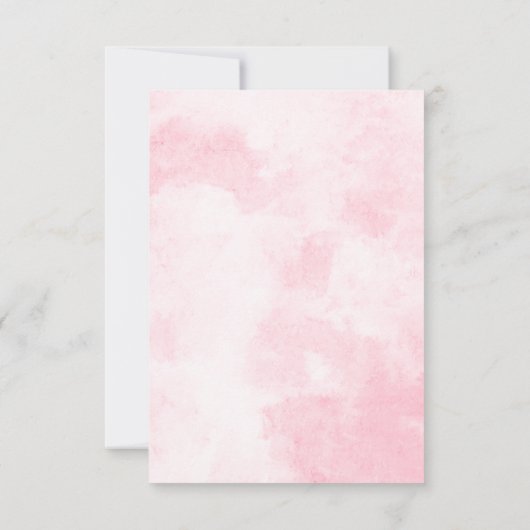 ウェスタン女性のカーボーイバースデーパーティーフラットサンキューカード サンキューカード (裏面)