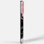 ウェスタン女性のカーボーイピンク白黒金ゴールド Case-Mate iPhoneケース (裏面 / 右)