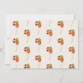 ウェスタン女性のカーボーイファーストロデオフォト誕生日 招待状 (裏面)