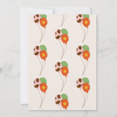 ウェスタン女性のカーボーイファーストロデオ誕生日招待状 招待状 (裏面)