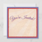 ウェスタン女性のカーボーイブライダルシャワーパーティの招待状 招待状 (裏面)