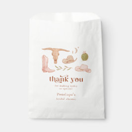 ウェスタン女性のカーボーイブライダルシャワー フェイバーバッグ