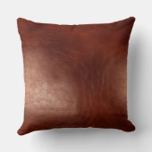 ウェスタン女性のカーボーイブラウンブラック クッション (裏面)