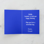 ウェスタン女性のカーボーイホースハッピーバースデー シーズンカード (内部)