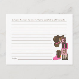 ウェスタン女性のカーボーイママティップカード ポストカード