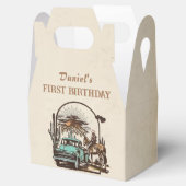 ウェスタン女性のカーボーイ誕生日パーティーの好意ボックス フェイバーボックス (オープン)