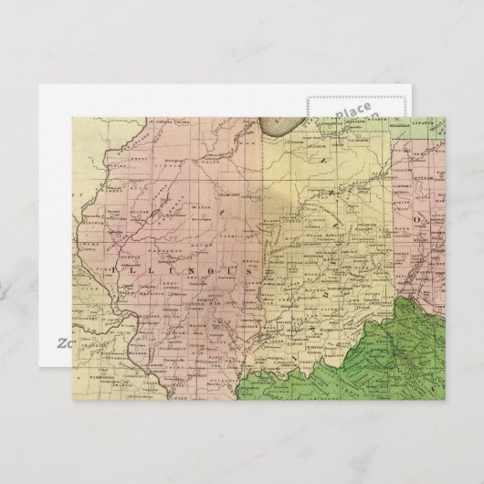 ウェスタン州オニーマップ ポストカード (正面/裏面)