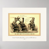 ウェスタン素晴らしステークスのレース～1870年 ポスター (正面)