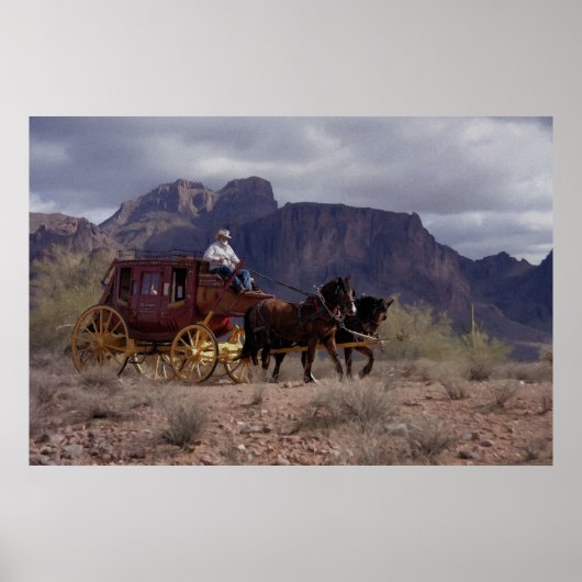 ウェスタン素晴らしトレイル駅馬車 ポスター (正面)