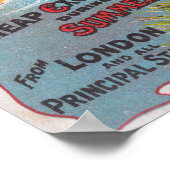 ウェスタン素晴らしレールプロモツアー – ウェールズ ポスター (角)