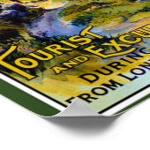 ウェスタン素晴らし鉄道からウェールズまで ポスター (角)