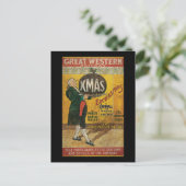 ウェスタン素晴らし鉄道クリスマス遠足 シーズンポストカード (スタンド正面)