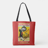 ウェスタン素晴らし鉄道クリスマス遠足 トートバッグ (裏面)