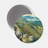 ウェスタン素晴らし鉄道～ウェールズ マグネット (正面/裏面)