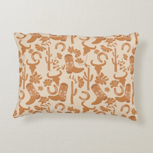 ウェスタン素朴アーストーンカントリーカウボーイブーツ アクセントクッション (裏面)