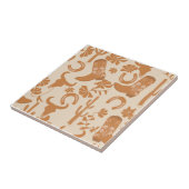 ウェスタン素朴アーストーンカントリーカウボーイブーツ タイル (側面)