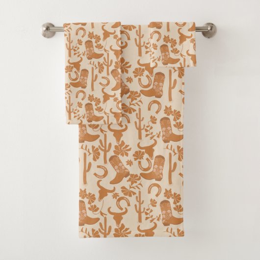 ウェスタン素朴アーストーンカントリーカウボーイブーツ バスタオルセット (インサイチュ)