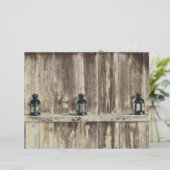 ウェスタン素朴カントリーウッドバーンランタン (スタンド正面)