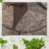 ウェスタン素朴カントリー初期のテキサス州スター キッチンタオル (折り畳み)