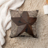 ウェスタン素朴カントリー初期のテキサス州スター クッション (ブランケット)