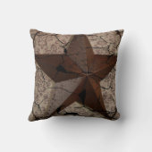 ウェスタン素朴カントリー初期のテキサス州スター クッション (裏面)