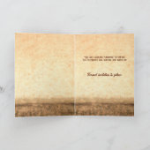 ウェスタン素朴カントリーRodeo日付を保存 案内状 (内部)