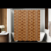 ウェスタン素朴シャワーカーテン垂直スタイル シャワーカーテン