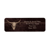 ウェスタン素朴スのヴィンテージが日付を保存 ラベル (正面)