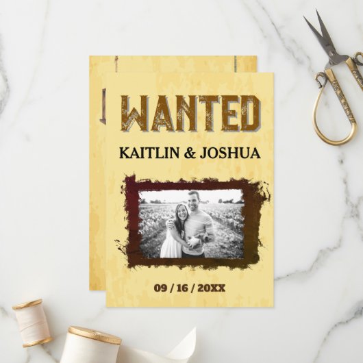 ウェスタン素朴ス結婚の🤠カントリーチャーム結婚ズ プログラム (正面/裏面インサイチュ)