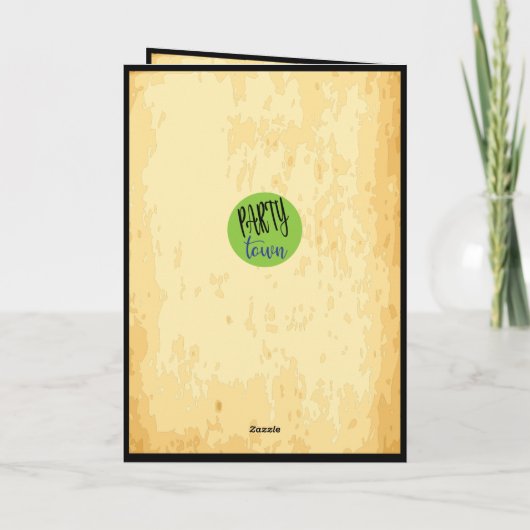 ウェスタン素朴ス結婚の🤠カントリーチャーム サンキューカード (裏面)