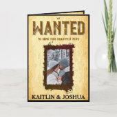 ウェスタン素朴ス結婚の🤠カントリーチャーム サンキューカード (正面)